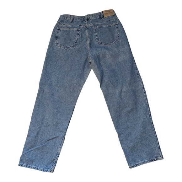 Y2K Old Navy Men's Straight Blue Jeans - Picture 5 of 8